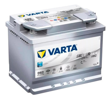 Акумулятор VARTA SILVER AGM (D52) 560901068, 60Ah, 680A
