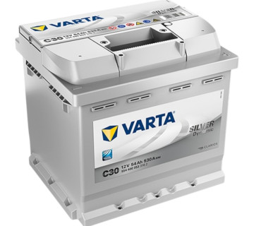 Акумулятор VARTA SILVER dynamic  (C30) 554400053, 54Ah, 530A