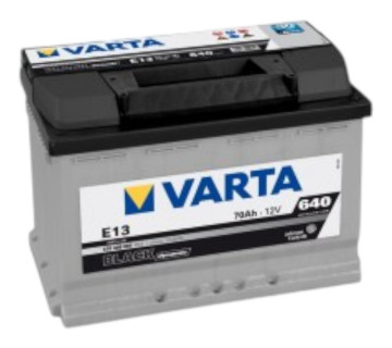 Акумулятор VARTA BLACK dynamic  (E13) 570409064, 70Ah, 640A