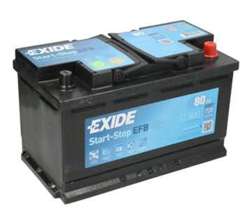 Акумулятор EXIDE Start-Stop EFB (EL800), 80Ah,  720A