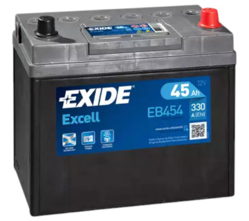 Акумулятор EXIDE EXCELL (EB454 ), 45Ah,  330A