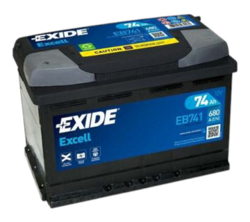 Акумулятор EXIDE EXCELL (EB741), 74Ah,  680A