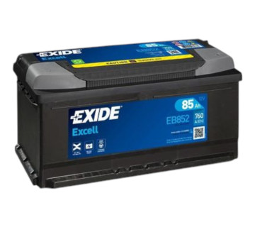 Акумулятор EXIDE EXCELL (EB852), 85Ah,  760A