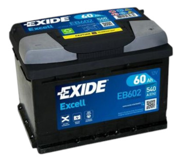 Акумулятор EXIDE EXCELL (EB602 ), 60Ah,  540A