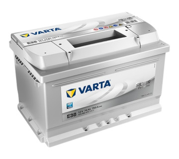 Акумулятор VARTA SILVER dynamic  (E38) 574402075, 74Ah, 750A