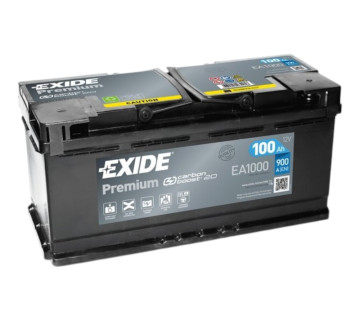 Акумулятор EXIDE PREMIUM - CARBON BOOST  (EA1000), 100Ah,  900A
