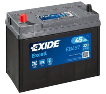 Акумулятор EXIDE EXCELL (EB457 ), 45Ah,  330A