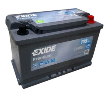 Акумулятор EXIDE PREMIUM - CARBON BOOST  (EA1050), 105Ah,  850A