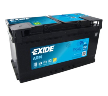 Акумулятор EXIDE START-STOP AGM technology (EK960), 96Ah,  850A