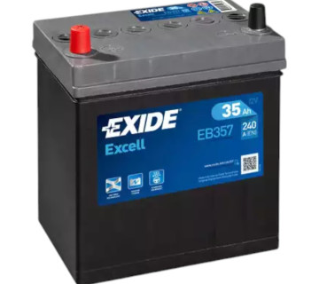 Акумулятор EXIDE EXCELL (EB357), 35Ah,  240A