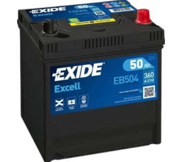 Акумулятор EXIDE EXCELL (EB504), 50Ah,  360A