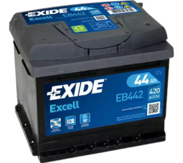 Акумулятор EXIDE EXCELL (EB442), 44Ah,  420A