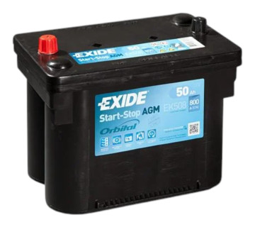 Акумулятор EXIDE START-STOP AGM  (EK508), 50Ah,  800A